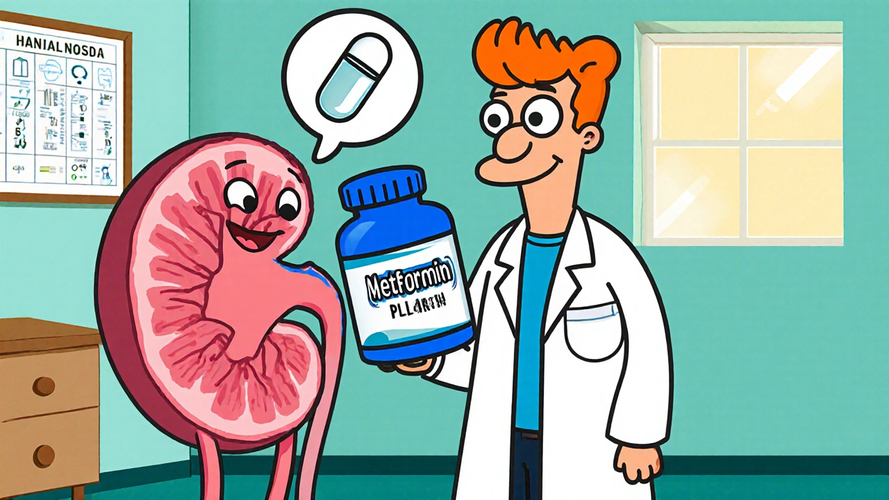 Metformin Dosing and Kidney Function: How to Monitor and Adjust Safely