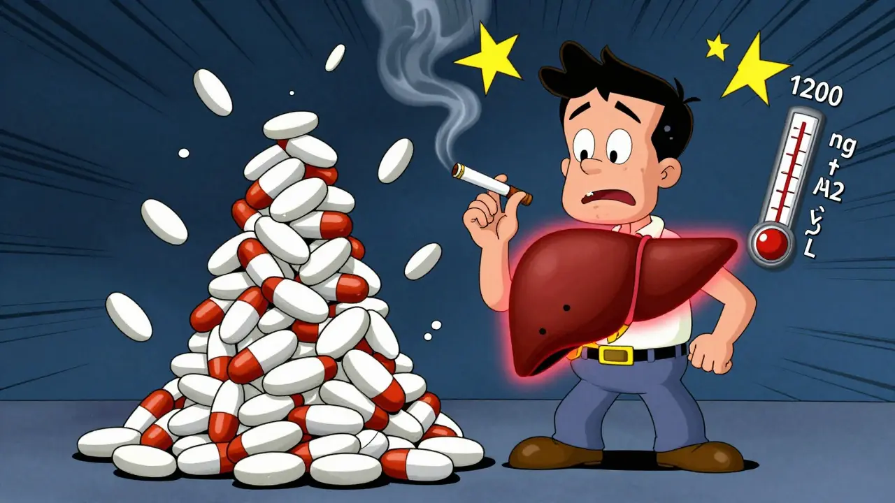 Man quitting smoking as clozapine pills pile up, blood levels spike dramatically