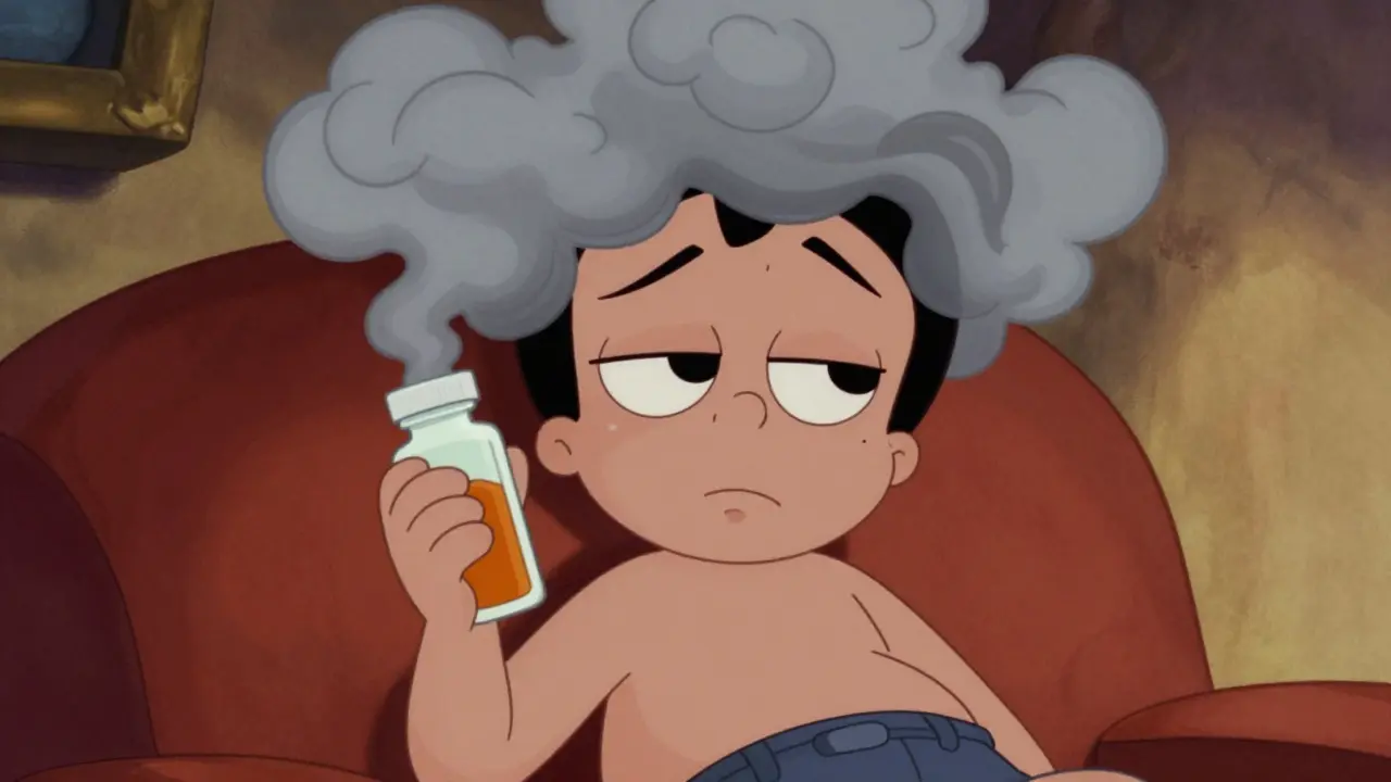 First-Generation Antihistamines: Severe Drowsiness and Anticholinergic Effects