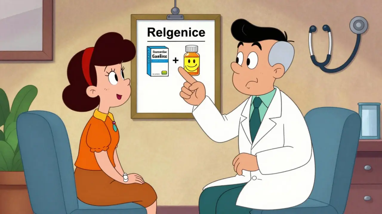 Doctor explaining cheaper medication alternatives